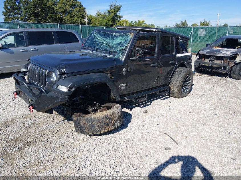 Vin: 1c4hjxdn7lw114044, lot: 46405935, jeep wrangler unlimited sport s 4x4 20202