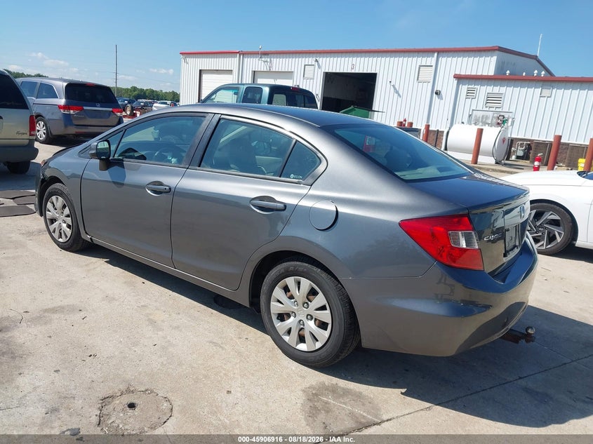 2012 Honda Civic, Front End, IAAI, VIN 19XFB2E55CE026223 — photo 2