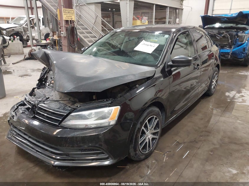 2016 Volkswagen Jetta 1.4T S, Front End, IAAI, VIN 3VW267AJ6GM285511 — photo 2