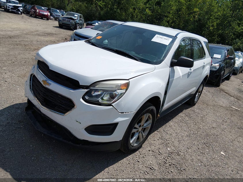 2017 Chevrolet Equinox, Удар спереди, IAAI, VIN 2GNFLEEKGH6272863 — фото 2