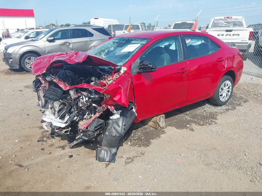 2017 Toyota Corolla, Front End, IAAI, VIN 5YFBURHE7HP632643 — photo 2