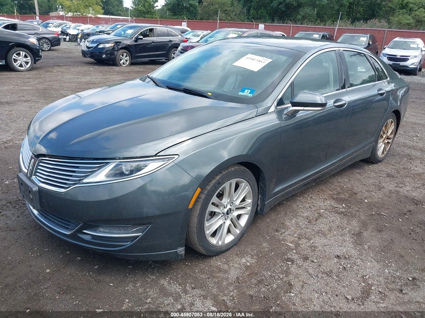 2015 Lincoln MKZ, Right Side, IAAI, VIN 3LN6L2GK6FR603348 — photo 2