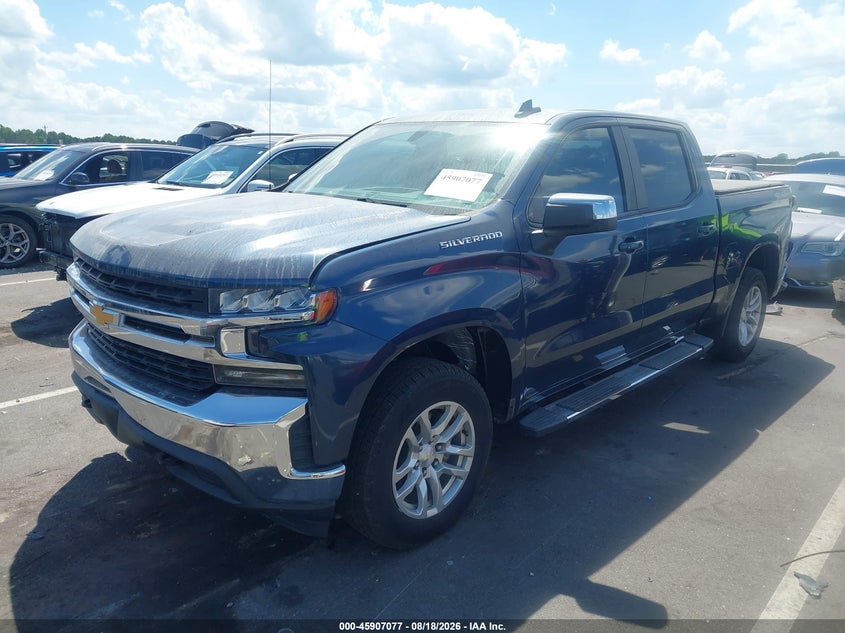 2019 Chevrolet Silverado, Удар спереди, IAAI, VIN 1GCUYDED7KZ235488 — фото 2