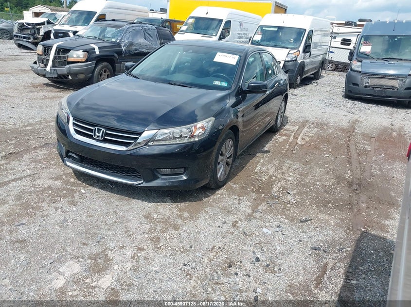 2014 Honda Accord, Undercarriage, IAAI, VIN 1HGCR3F90EA018429 — photo 2