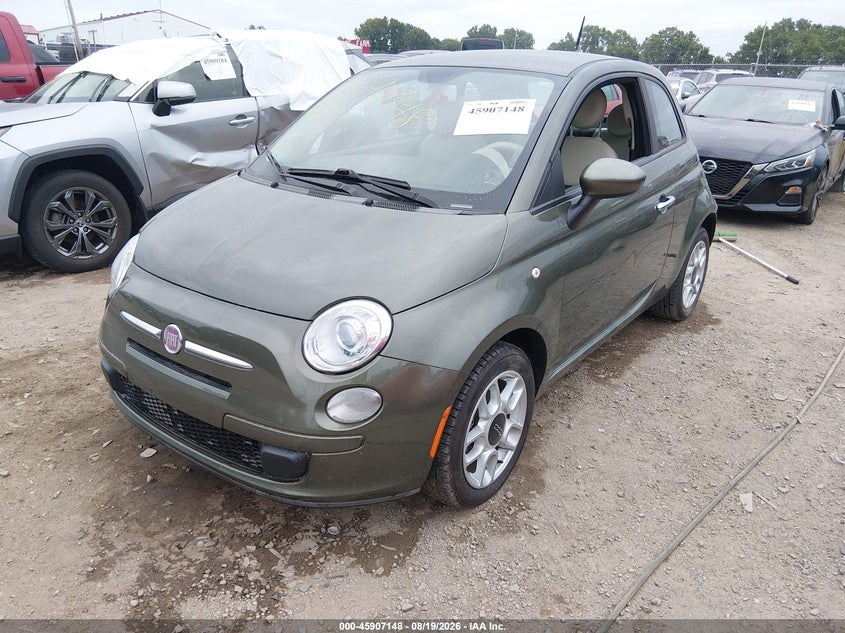 Vin: 3c3cffar4ct382038, lot: 46406216, fiat 500 pop 20122