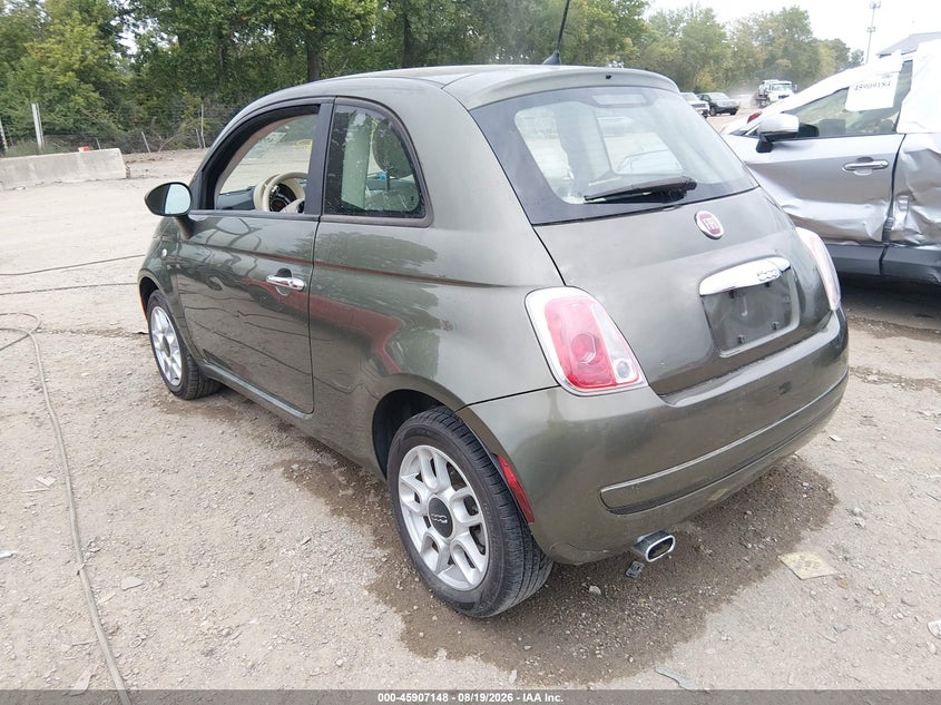 Vin: 3c3cffar4ct382038, lot: 46406216, fiat 500 pop 20123