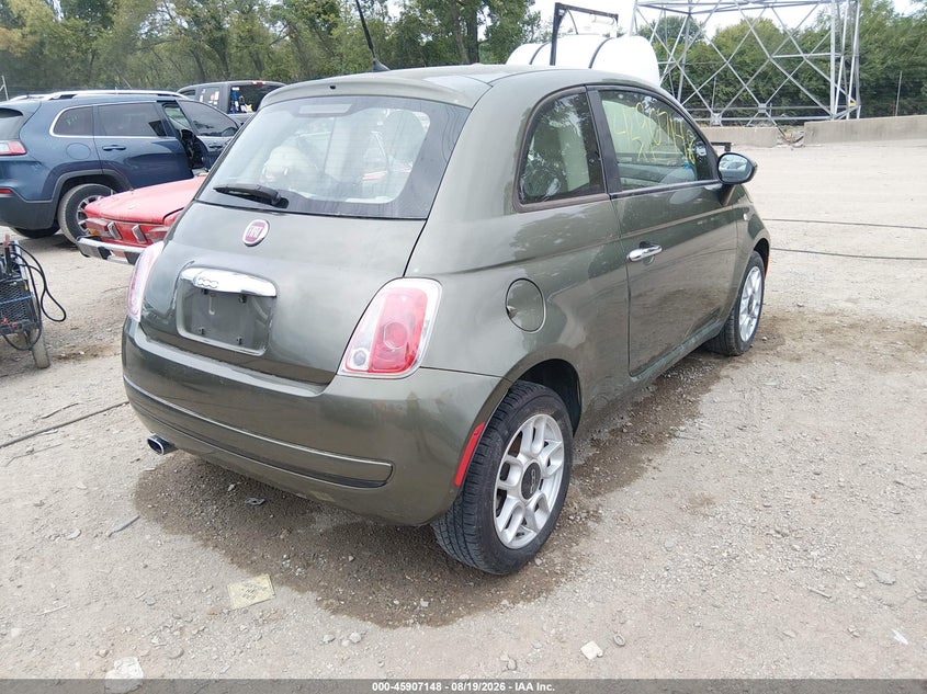 Vin: 3c3cffar4ct382038, lot: 46406216, fiat 500 pop 20124
