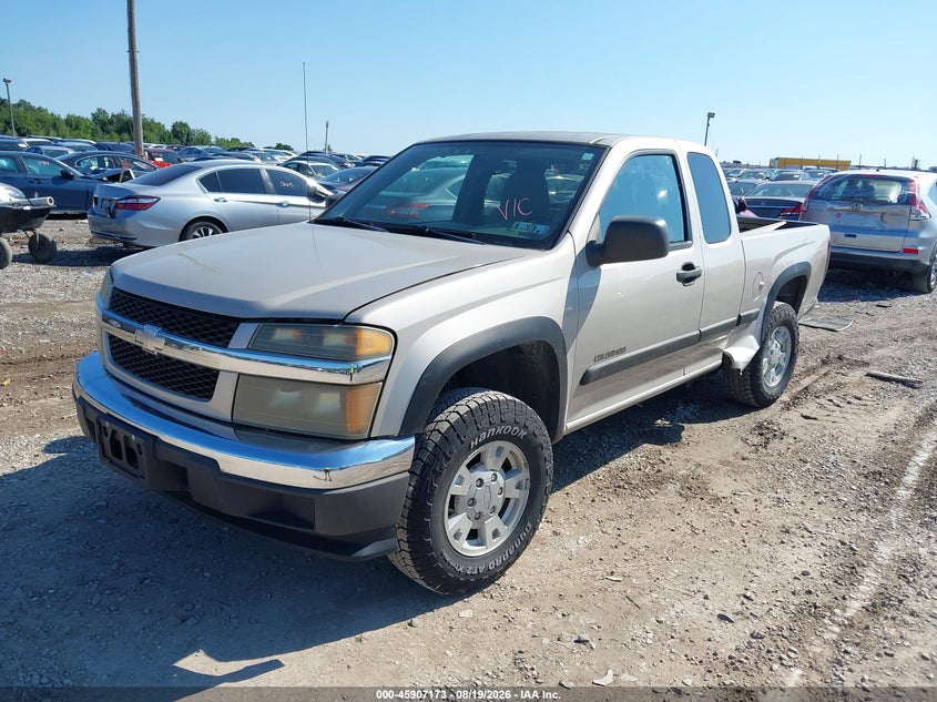 2004 Chevrolet Colorado, Rear, IAAI, VIN 1GCDT196648129552 — photo 2