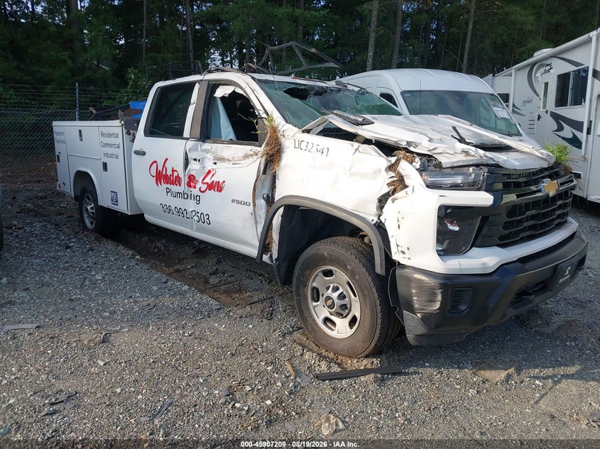 2025 CHEVROLET SILVERADO 2500HD 4WD  LONG BED WORK TRUCK