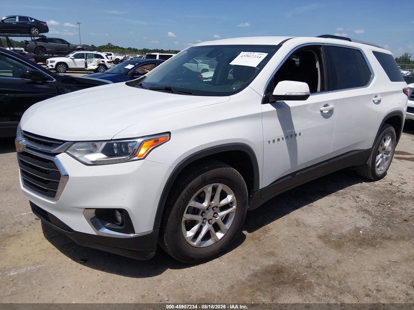 2018 Chevrolet Traverse Lt Cloth, Обычный износ, IAAI, VIN 1GNERGKW6JJ260234 — фото 2