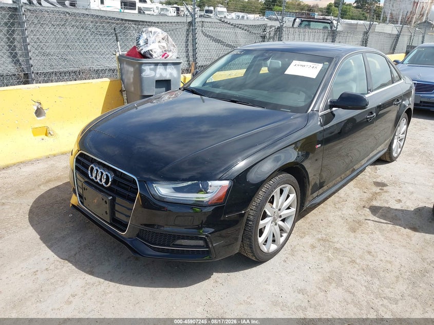 AUDI A4 2014 VIN WAUDFAFL8EN037604