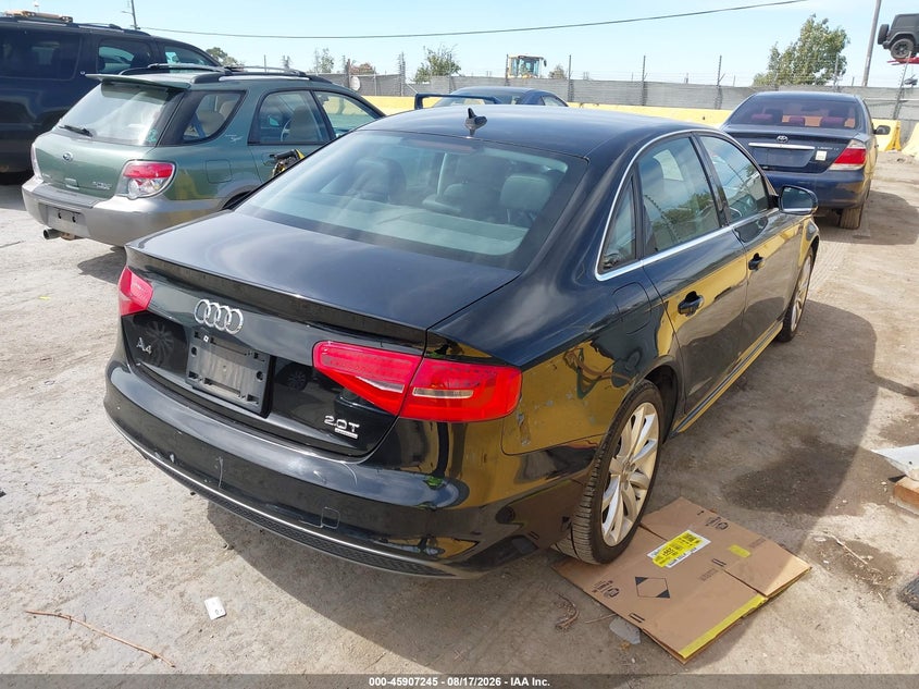 Vin: waudfafl8en037604, lot: 46406313, audi a4 2.0t premium 20144