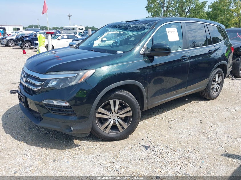 2018 Honda Pilot, Стихия, IAAI, VIN 5FNYF6H52JB062183 — фото 2