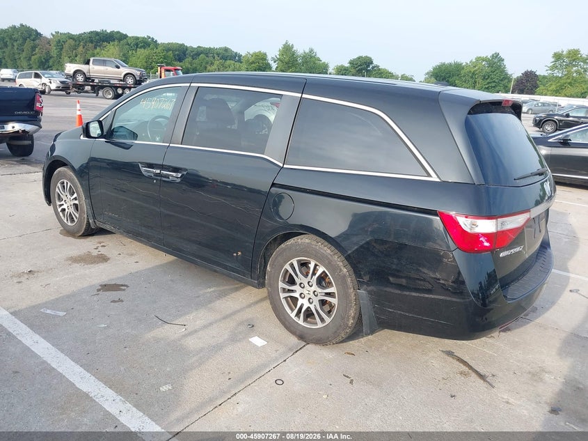 Vin: 5fnrl5h62bb058331, lot: 46406335, honda odyssey ex-l 20113