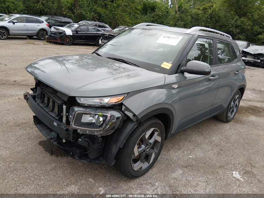 2023 Hyundai Venue Sel, Front End, IAAI, VIN KMHRC8A38PU224606 — photo 2