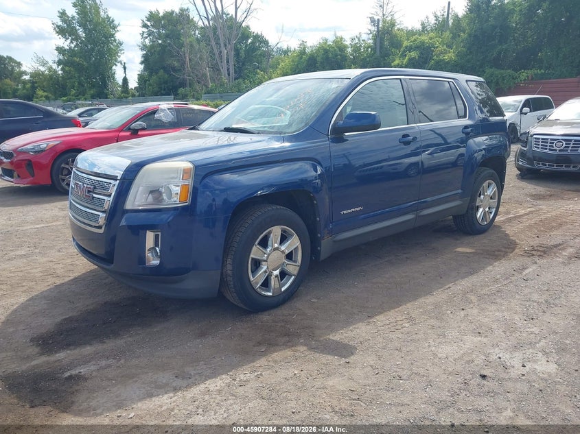 2010 GMC Terrain, Rear, IAAI, VIN 2CTALBEW4A6324134 — photo 2