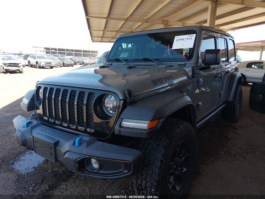 JEEP WRANGLER 4XE 2023 VIN 1C4JJXN67PW623128