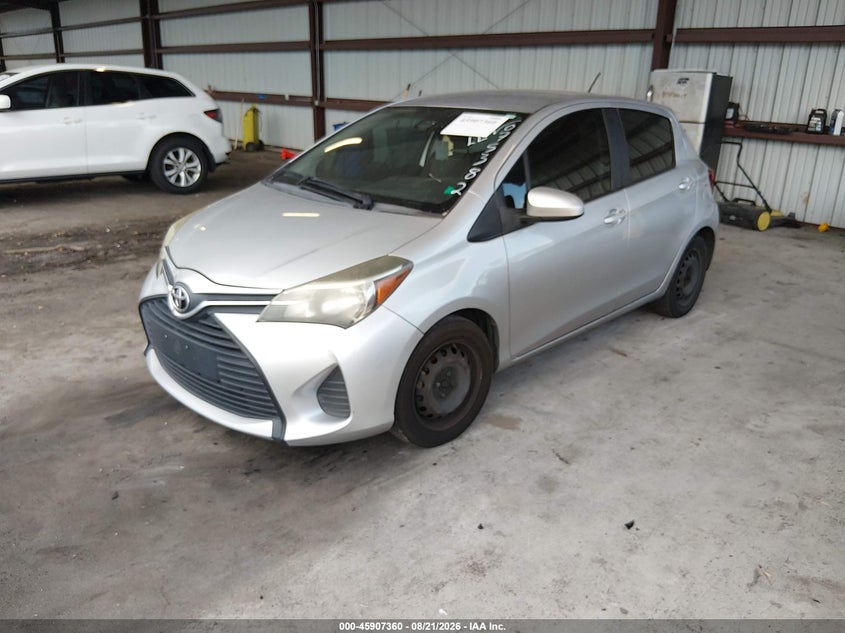 Vin: vnkktud35ha075382, lot: 46406428, toyota yaris l 20172