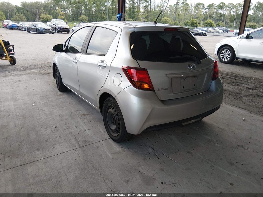 Vin: vnkktud35ha075382, lot: 46406428, toyota yaris l 20173