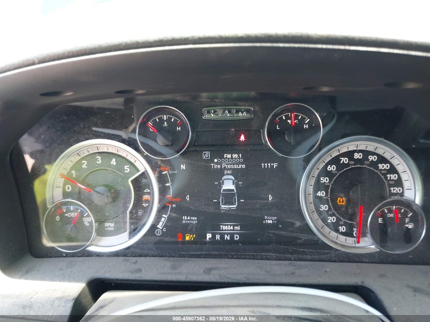 RAM 2500 2018 VIN 3C6UR5FL5JG386716