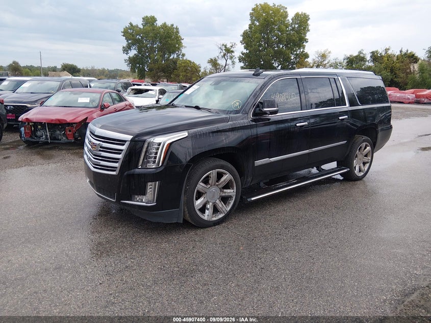 Vin: 1gys4kkj6gr444871, lot: 46406468, cadillac escalade esv platinum 20162