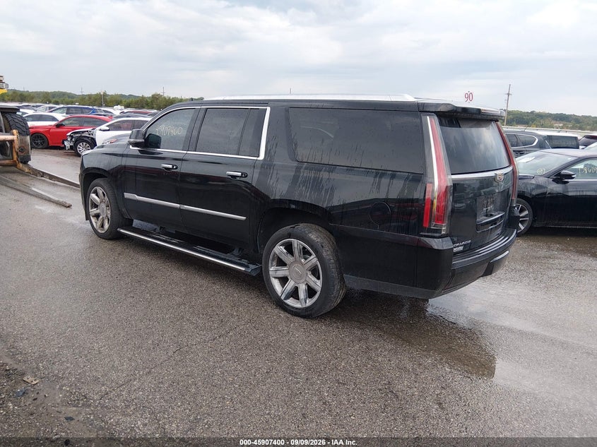 Vin: 1gys4kkj6gr444871, lot: 46406468, cadillac escalade esv platinum 20163