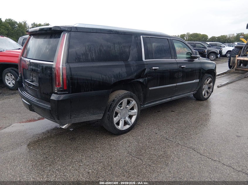 Vin: 1gys4kkj6gr444871, lot: 46406468, cadillac escalade esv platinum 20164