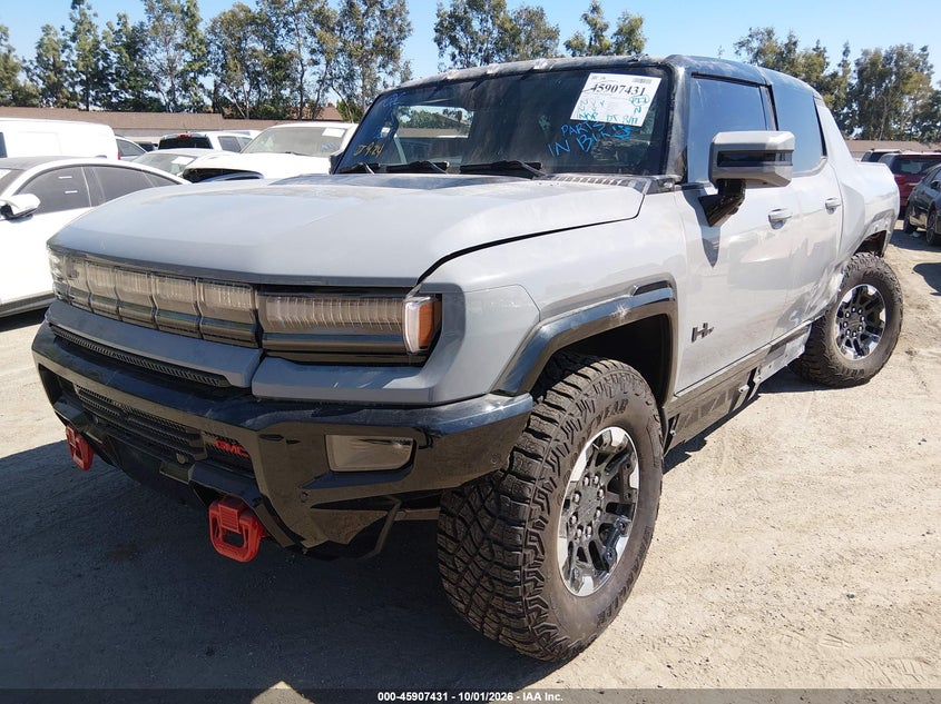 Vin: 1gt10ddb2su105593, lot: 46406499, gmc hummer ev pickup e4wd 3x 20252