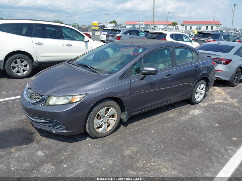 2014 HONDA CIVIC auction photo 2