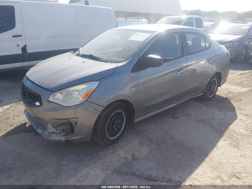 2017 Mitsubishi Mirage, Engine Damage, IAAI, VIN ML32F3FJ5HHF04927 — photo 2
