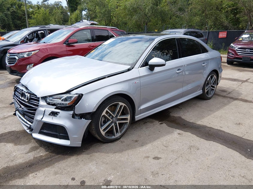 2019 Audi A3, Удар спереди, IAAI, VIN WAUJEGFF3KA095075 — фото 2