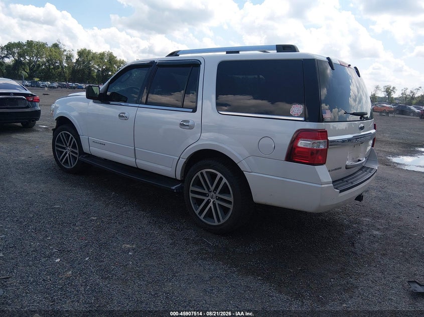 Vin: 1fmju1mt2gef27260, lot: 46406582, ford expedition platinum 20163