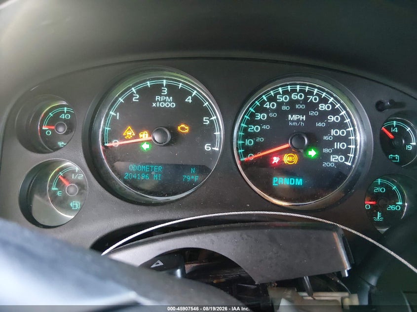 CHEVROLET TAHOE 2009 VIN 1GNFK23079R233322