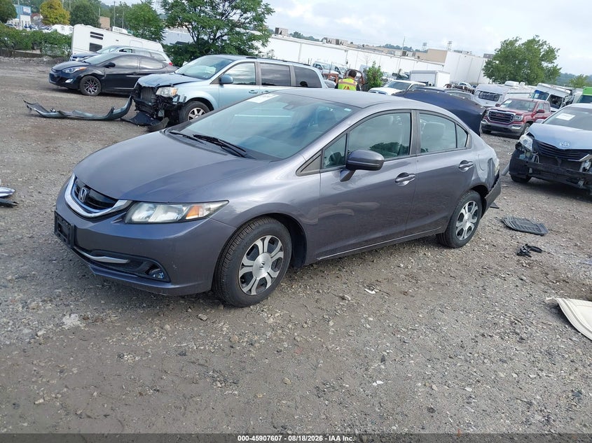2015 Honda Civic, Rear, IAAI, VIN 19XFB4F20FE200834 — photo 2