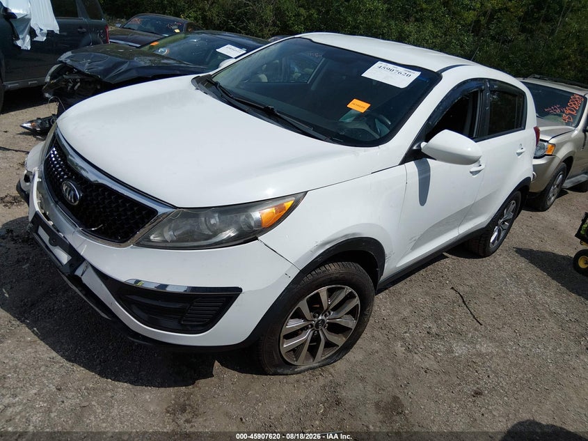 2014 Kia Sportage, Удар спереду, IAAI, VIN KNDPB3AC6E7574135 — фото 2