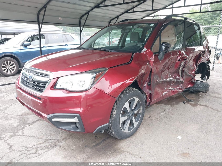 2018 Subaru Forester, Left Side, IAAI, VIN JF2SJAGC3JH426572 — photo 2
