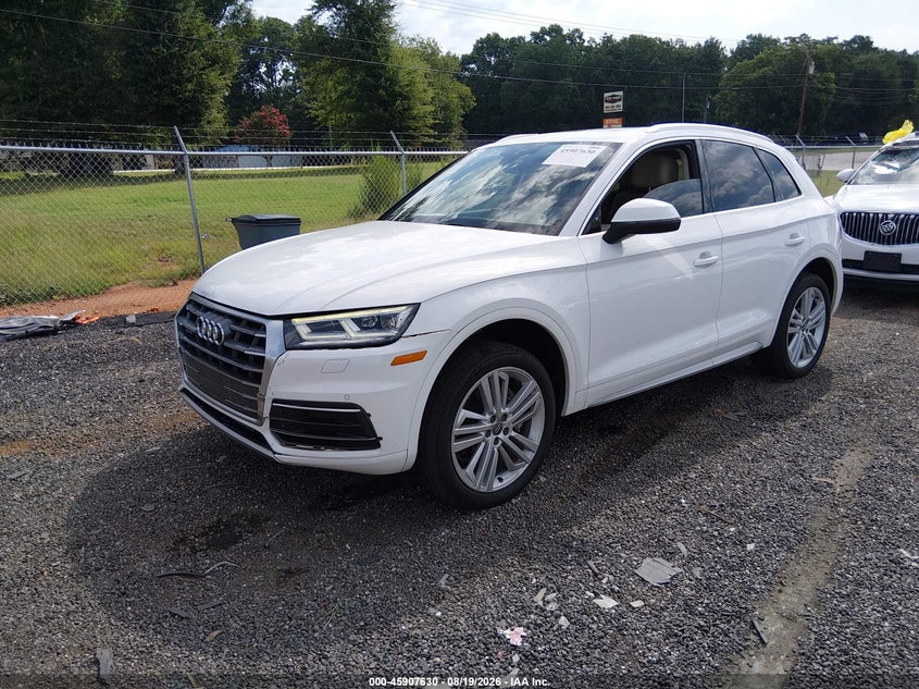 2018 Audi Q5, Front End, IAAI, VIN WA1BNAFY0J2013943 — photo 2