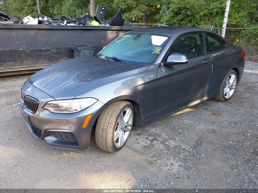 2015 BMW 2er, Обычный износ, IAAI, VIN WBA1G9C53FVX96716 — фото 2