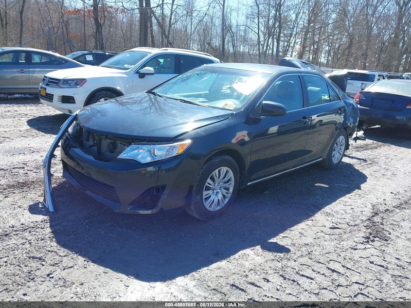 2012 Toyota Camry, Front & Rear, IAAI, VIN 4T4BF1FK9CR174380 — photo 2