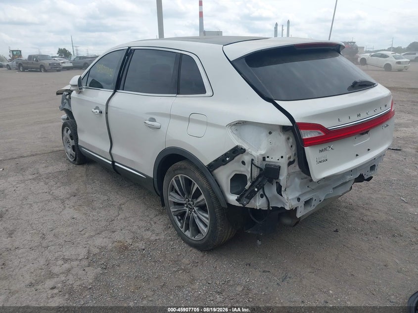 LINCOLN MKX 2016 VIN 2LMPJ8LP9GBL47564