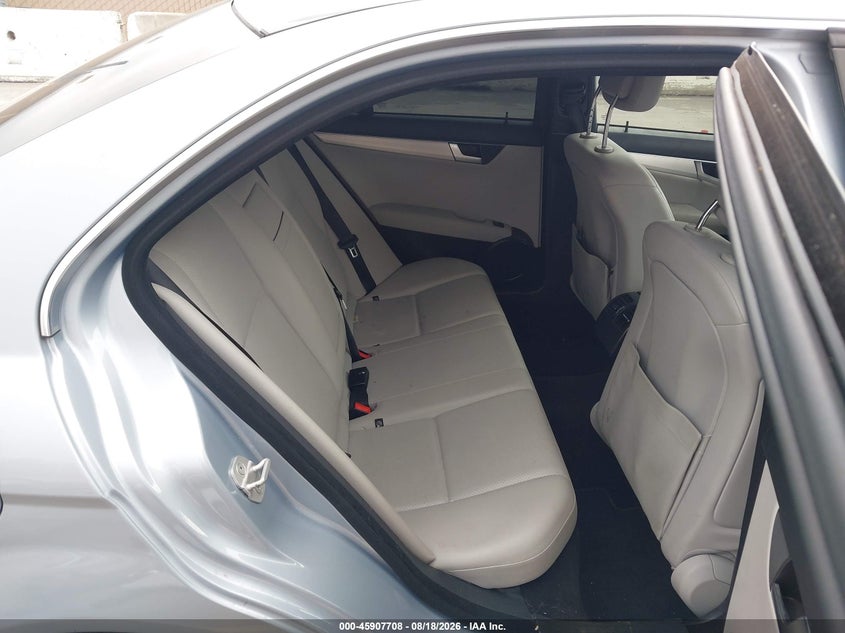 2013 MERCEDES-BENZ C-KLASSE SEDAN 1.8L I-4 DI, DOHC, VVT, TURBO, 201HP