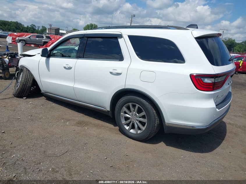 Vin: 1c4rdjag9jc372451, lot: 46406780, dodge durango sxt awd 20183
