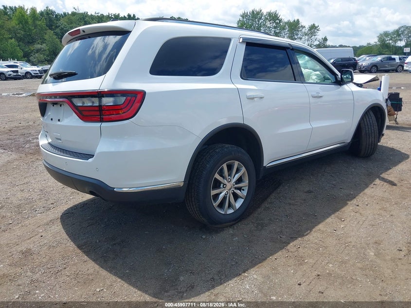 Vin: 1c4rdjag9jc372451, lot: 46406780, dodge durango sxt awd 20184