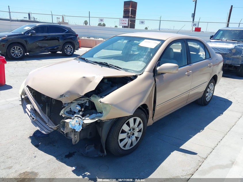 2004 Toyota Corolla, Front End, IAAI, VIN 1NXBR32E24Z319161 — photo 2