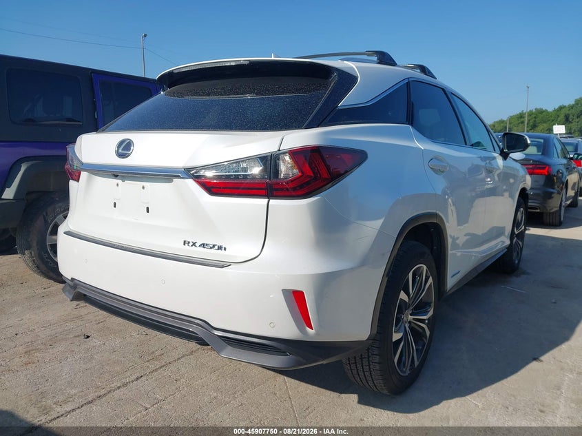 2016 LEXUS RX 450H auction photo 4