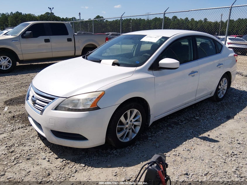 2013 Nissan Sentra, Normal Wear & Tear, IAAI, VIN 3N1AB7AP4DL676241 — photo 2