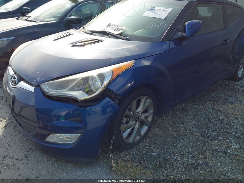 Vin: kmhtc6ad5hu321492, lot: 46406861, hyundai veloster 20172