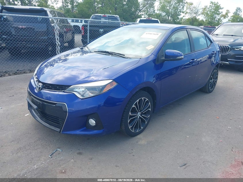 2016 Toyota Corolla, Удар сзади, IAAI, VIN 5YFBURHE3GP405223 — фото 2
