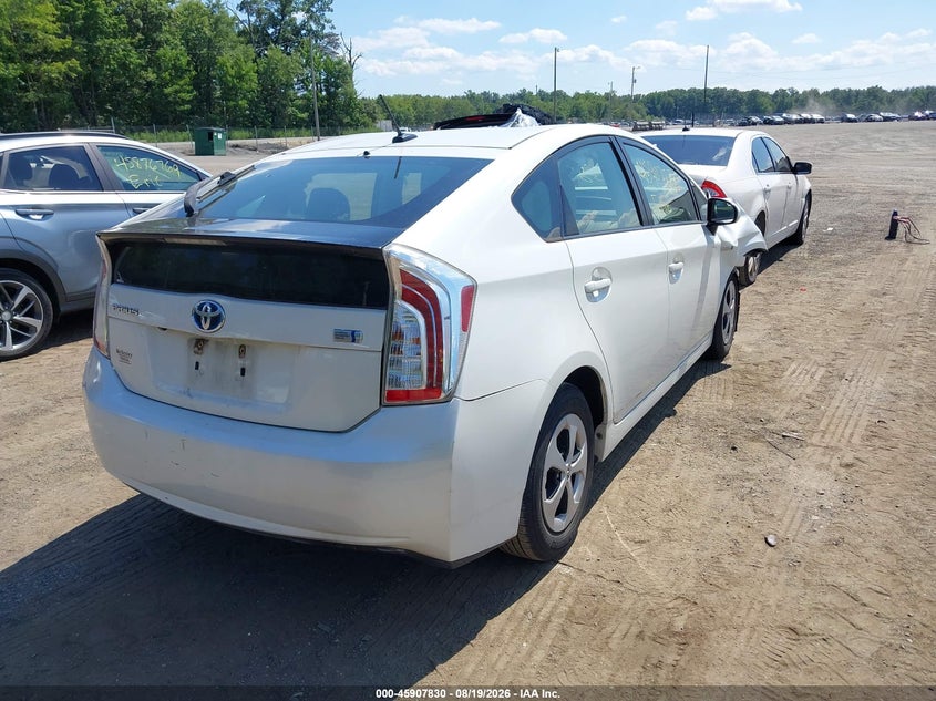 2014 TOYOTA PRIUS HATCHBACK 1.8L I-4 DOHC, VVT, 98HP