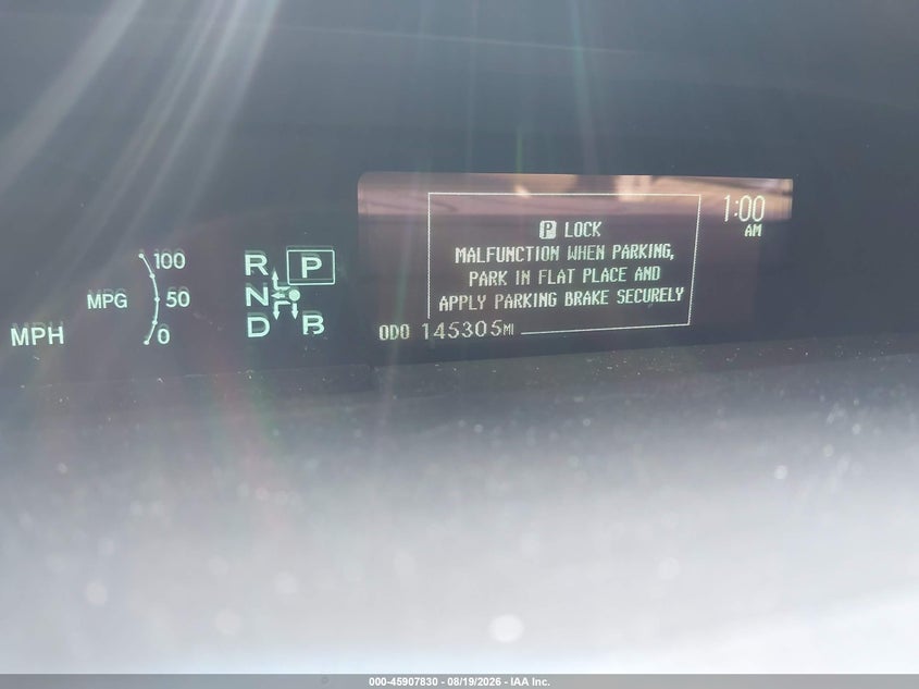 2014 TOYOTA PRIUS HATCHBACK 1.8L I-4 DOHC, VVT, 98HP